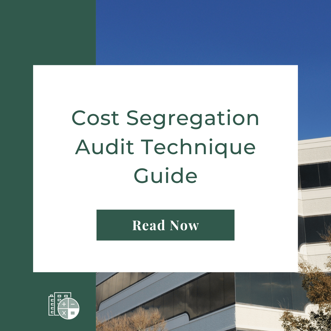 Cost Segregation Audit Technique Guide PDF